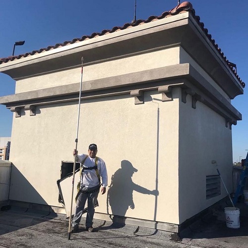 commercial painting project